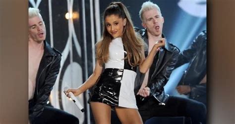 ariana grande nip slip|Ariana Grande styles out a wardrobe malfunction like a boss on ...